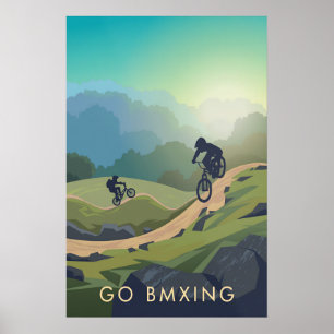 Åk BMX Resa Affisch