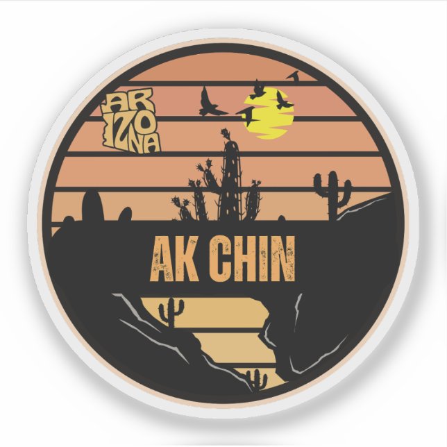 Ak Chin, Arizona Klistermärken (Framsida)