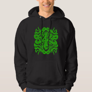 AK-GRÖNT SWEATSHIRT MED LUVA