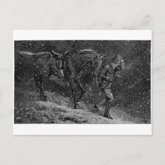 Åk hem till Kärlek i ett stuga Vykort