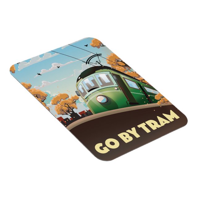 Åk med spårvagn magnet (Högersidan)
