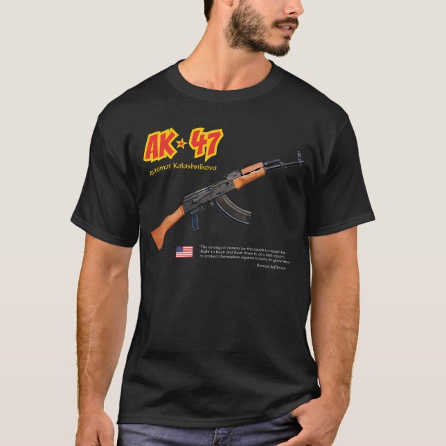 AK-skjorta T Shirt (Framsida)