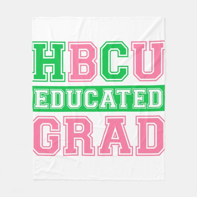 AKA HBCU Educated Grad 1908 AKA Fleecefilt (Framsidan)