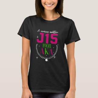 Aka J15 Founders Day 1908 Pearl Heart T Shirt