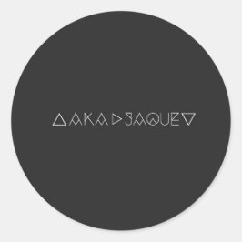 AKA JAQUE RUNT KLISTERMÄRKE