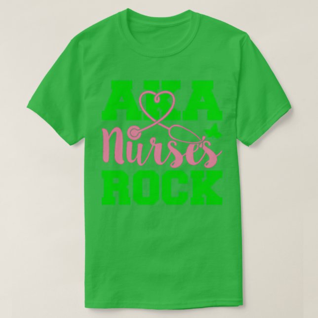 AKA Nurses Sten AKA Söt Nurse T Shirt (Design framsida)