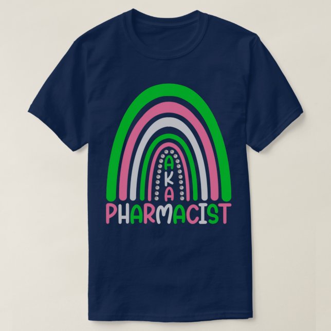 AKA Pharmacist Aka Paraphernalia Alpha Kappa Soror T Shirt (Design framsida)