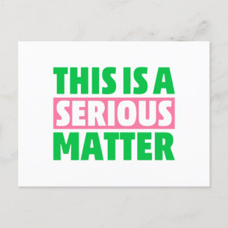 AKA-prioritet Detta är en allvarlig fråga 1908 Vykort
