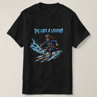 Åka Skidor Som En Legend T Shirt