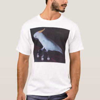 Åka skridskor fågeln tee shirt