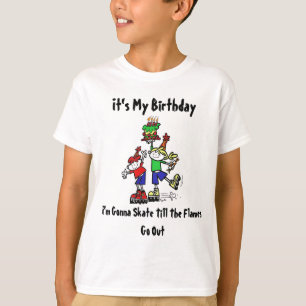 Åka skridskor födelsedagtshirten tee