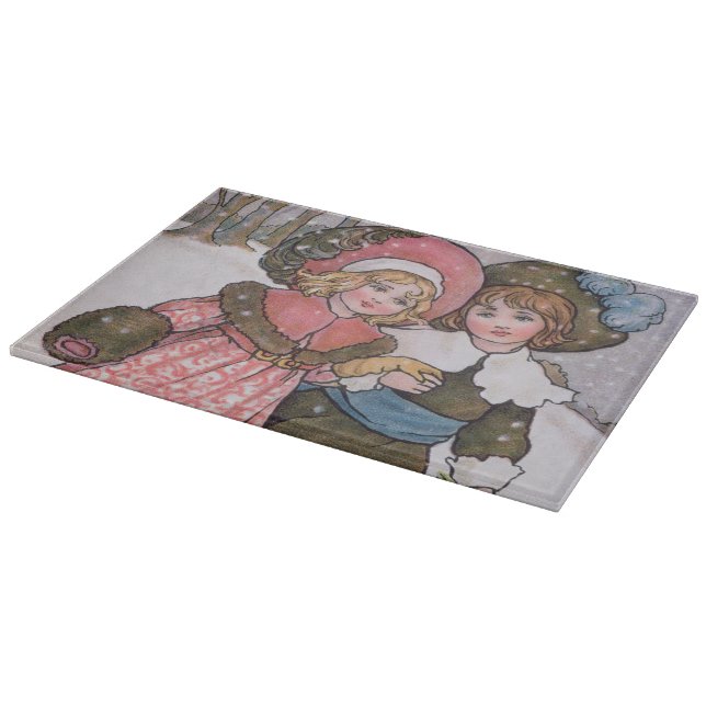 Åka skridskor för flicka och för pojke (Hörn)