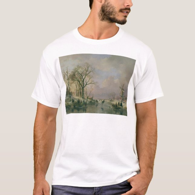Åka skridskor i Holland T-shirt (Framsida)