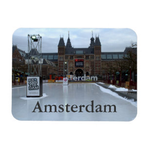 Åka skridskor isbanan, Museumplein, Amsterdam Magnet