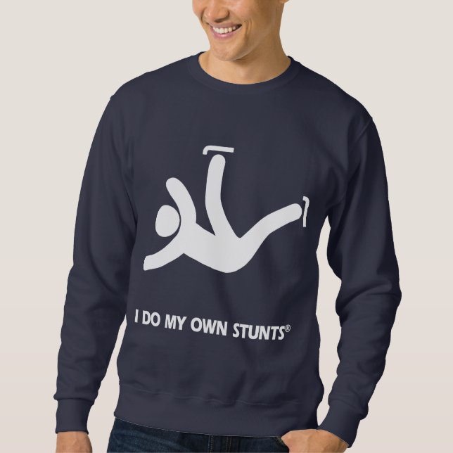 Åka skridskor min egna Stunts® Sweatshirt (Framsida)