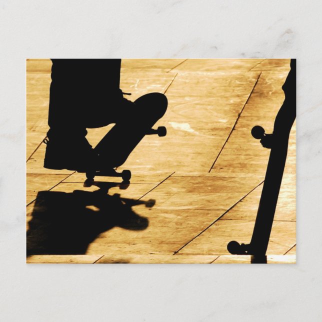 Åka skridskor vykort (Framsida)