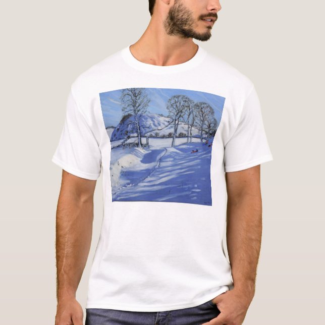 Åka släde Derbyshire det maximala området 2012 Tee Shirt (Framsida)