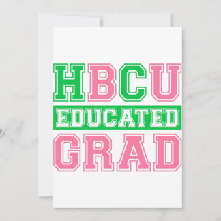 AKA Sorority 1908 HBCU Educated Grad Inbjudningar