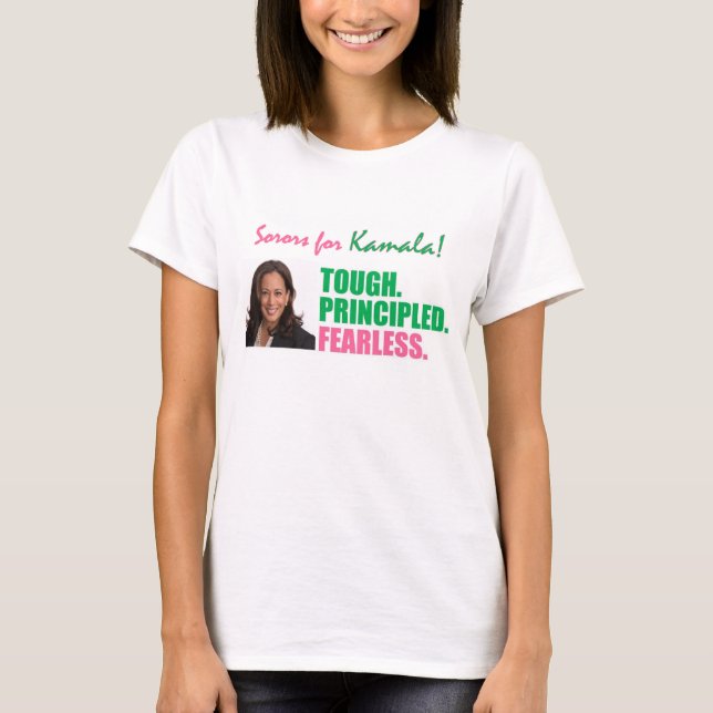 AKA Sorors för Kamala 2020 w/Photo T Shirt (Framsida)