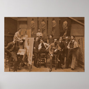 Akademi av Antwerpen 1907 Poster