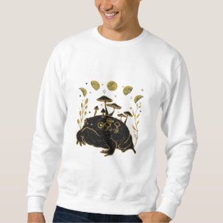 Akademi Mån Häxig Goblincore Estetik Groda Cla Lång Ärmad Tröja