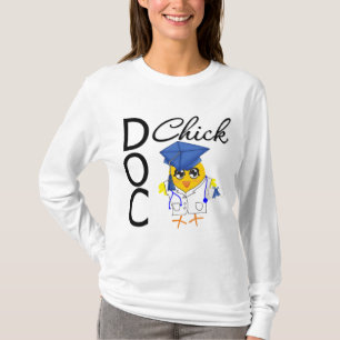 Akademiker Doc-chickmedicinsk fakultet T-shirt