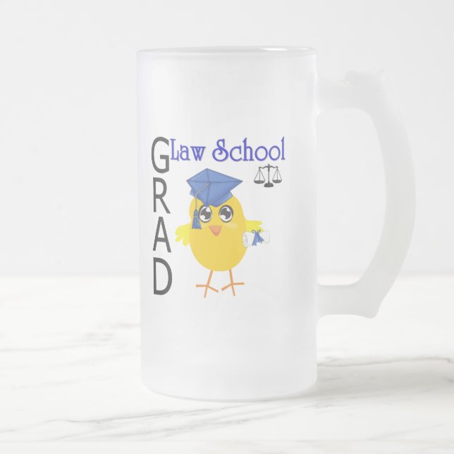 Akademiker juridisk fakultet frostat ölglas (Höger)