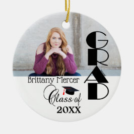 Akademikra fotominnen för DIY Julgransprydnad Keramik