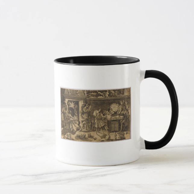 Akademin av Baccio Bandinelli, 1547 Mugg (Höger)