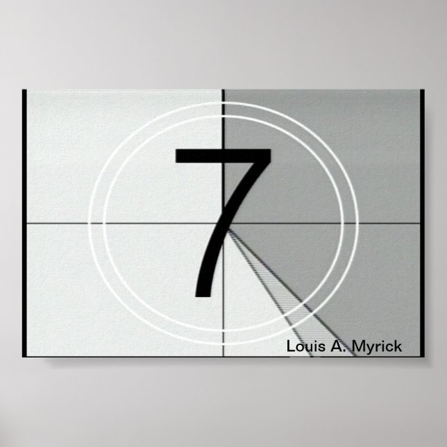 Akademin Leader Clip Ram 7 Poster (Framsidan)