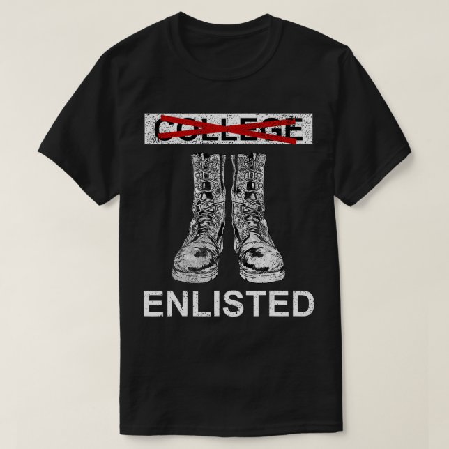 Akademins militära registrering t shirt (Design framsida)