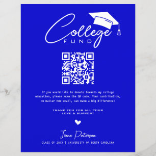 Akademins QR-kod Medellblå Studenten-modern