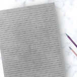 Akademins regler | Grått Vintage Papper Grått Bakg Anteckningsblock<br><div class="desc">Anteckningsblock enligt akademins regler - Storleka sidor med standardformat i Brev - 8, 5 x 11 tum med svart Linjer på varje sida för enkel skrivning - En bärbar dator Papper med Vintage Grått-bakgrund</div>