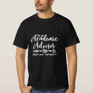 Akademisk rådgivare, akademisk rådgivare t shirt