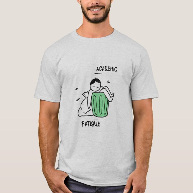 Akademisk Trötthet Medicinsk Student T Shirt (Framsida)