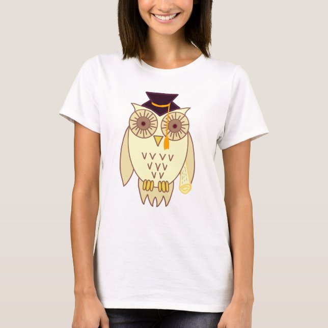 Akademisk uggla tee shirt (Framsida)