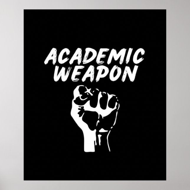 Akademiskt vapen - inspirationskrävande - PM T Poster (Framsidan)