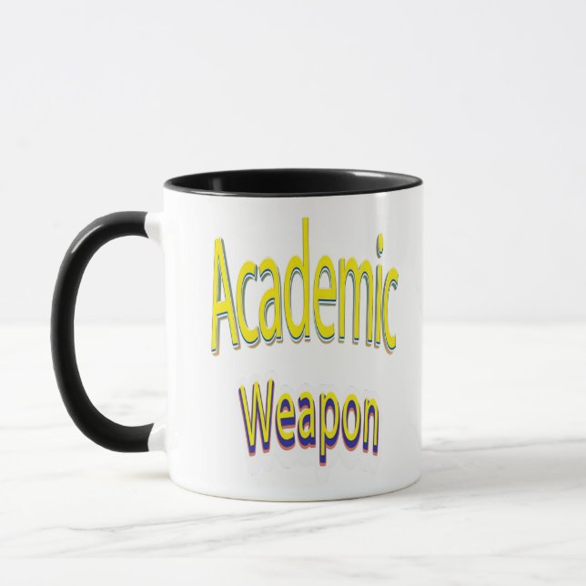 Akademiskt vapen, inspirationsoffert, tillbaka til mugg (Vänster)