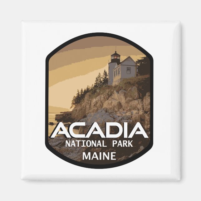 akadiska nationalparksmak magnet (Framsidan)