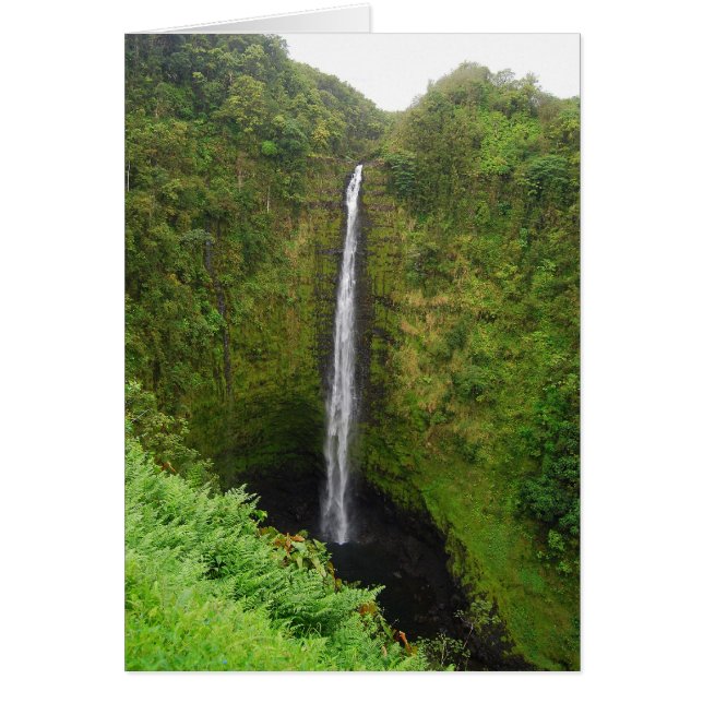 Akaka Falls, Hawaii, kort (Framsidan)