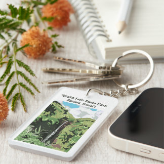 Akaka Falls Hawaii Vattenfall Tropisk Personlig