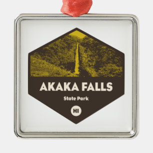 Akaka Falls State Park Hawaii Julgransprydnad Metall