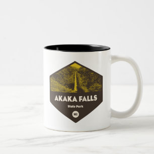 Akaka Falls State Park Hawaii Två-Tonad Mugg