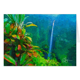 Akaka nedgångar hälsningskort