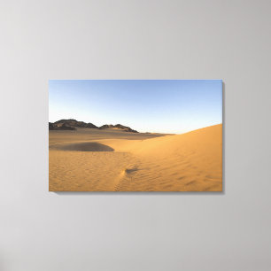 Akakus, Saharas öknen, Fezzan, Libyen. Canvastryck