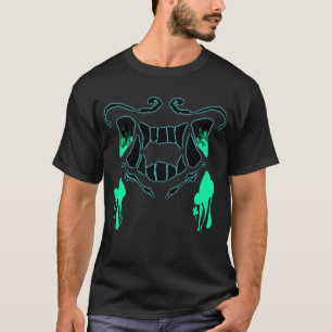 Akali Demon Mask Blacklight T Shirt