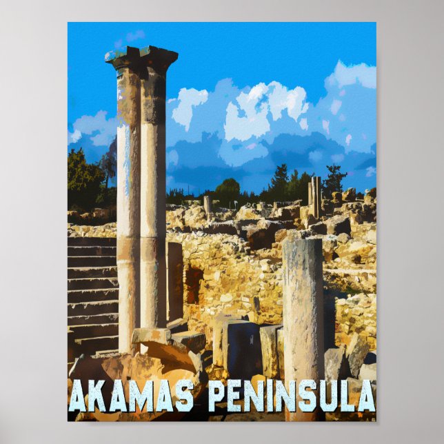 Akamas Peninsula (Neo Chorion) Poster (Framsidan)