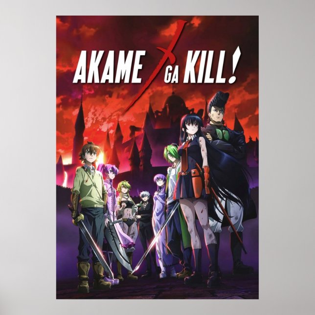 Akame Ga Döda Anime Poster (Framsidan)