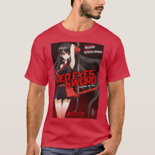 Akame ga Döda Red Ögon Sword 4 T Shirt