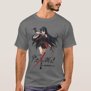 Akame ga Döda Red Ögon Sword T Shirt
